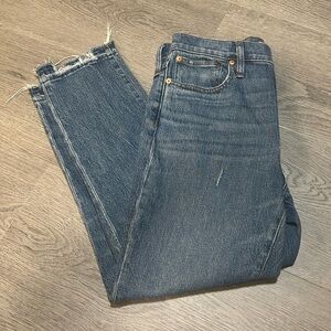 Madewell The High Rise Slim Crop Boyfriend Jeans